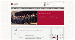 Desktop Screenshot of filarmonicams.ro